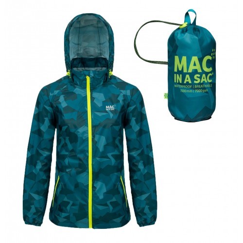 Яке водоустойчиво Mac in a Sac Origin 2 Edition Teal Camo Яке водоустойчиво Mac in a Sac Origin 2 Edition Teal Camo